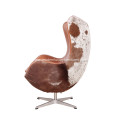Arne Jacobsen Leather Iconic Egg Chair Replica